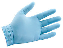 Blue Nitrile Gloves XL