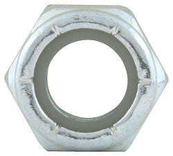 Coarse Thread Hex Nuts With Nylon Insert Nuts, 3/8"-16