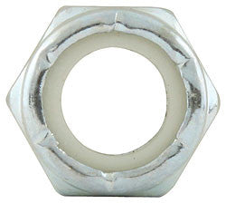 Coarse Thread Hex Nuts Thin With Nylon Insert Nuts, 3/8"-16