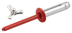 Sm. Head (3/8") Tri-Fold Rivets Aluminum Mandrel, Red