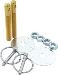 Aluminum Hood Pin Kit With 1/2" Pins And 1/4" Clips, Gold