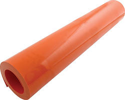 Rolled Plastic .070" 24" Wide Orange - 10 Feet