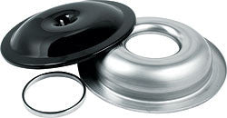 14" Aluminum Air Cleaner Kit With 1/2" Spacer, Black
