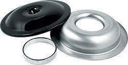 14" Aluminum Air Cleaner Kit With 1" Spacer, Black