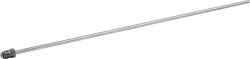 3/16" Stainless Steel Brake Line w/ 3/8"-24 Ends, 12" Long
