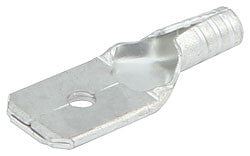 Non-Insulated Blade Terminals, Male .250", 22-18 Gauge