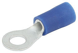 Vinyl Insulated Ring Terminals, #8 Hole, 16-14 Gauge