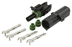 Weather Pack Connector Kit 1-Pin